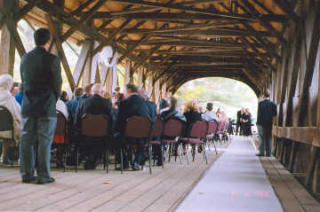 Sunday River Bridge. Photo by Lyn Whiston, October, 2006